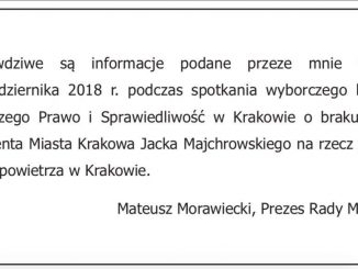 Pinokio musi sprostować